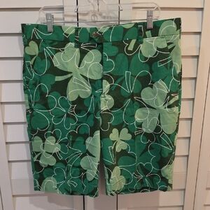 Loudmouth Golf Shamrock Shorts NWOT Sz. 36